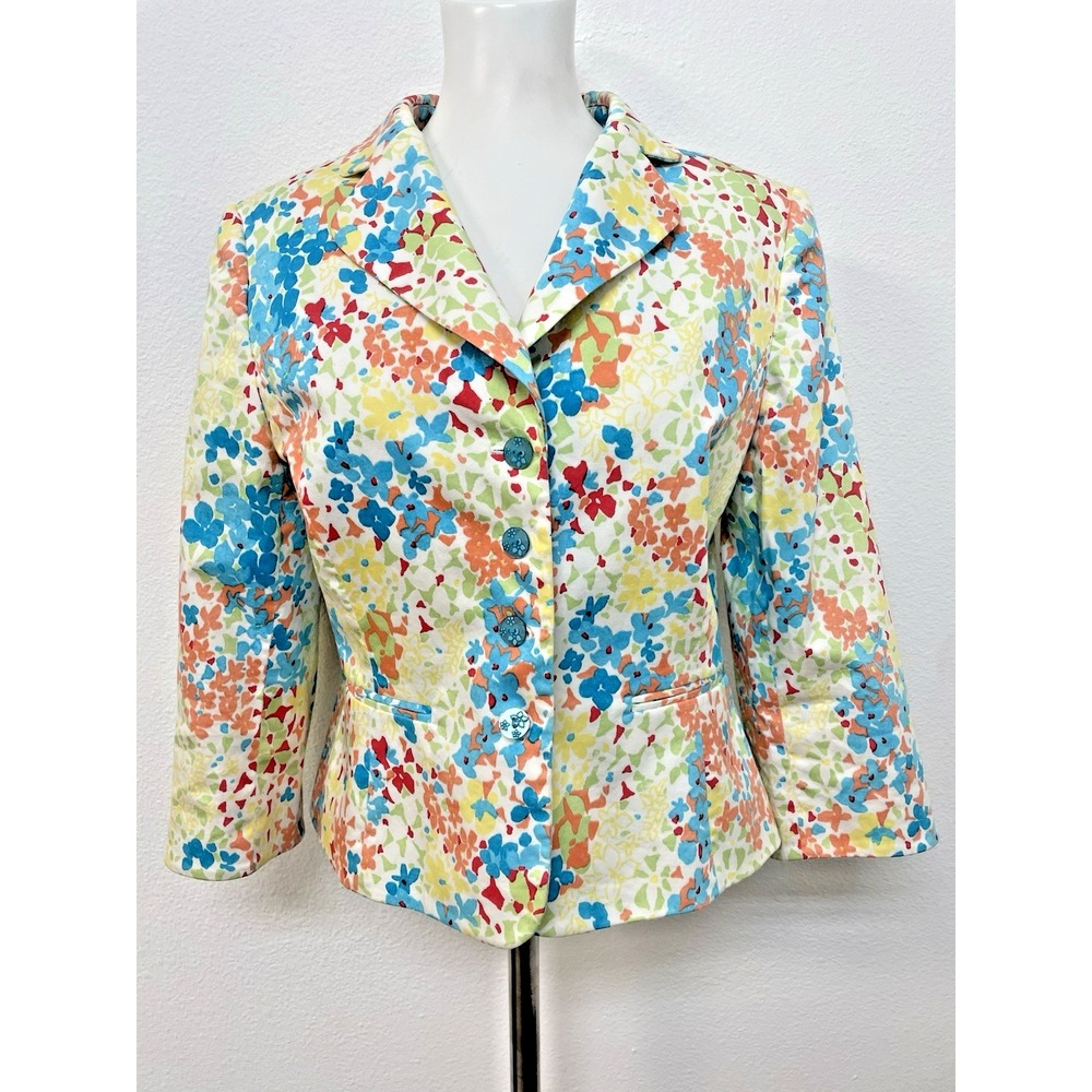 Tahari Arthur S. Levine Short Colorful Womens Blazer/Jacket Professional Sz 10P